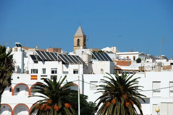 Vista geral da cidade branca, Conil de la Frontera . — Fotografia de Stock