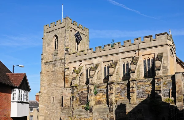 St James Chapel bouwen over West Gate, Warwick. — Stockfoto