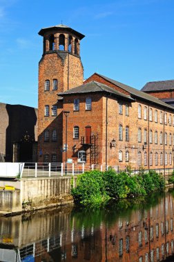Nehir Derwent, Derby yanında ipek fabrikası.