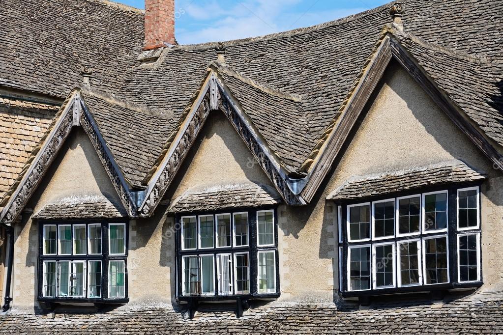 Dormer Windows Above A Shop Along The Hill Shopping Street