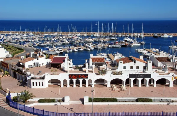 Vista del puerto y la atalaya, Roquetas de Mar . —  Fotos de Stock