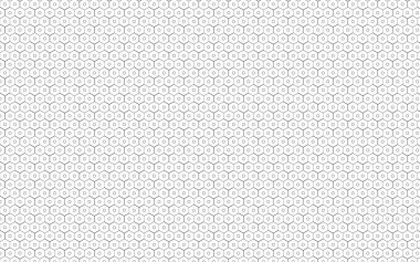 Altıgen desen. Sorunsuz arka plan. Soyut petek arka planda gri renk. Vektör çizim