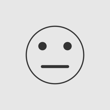 emoticon simgesi vektör illüstrasyonu