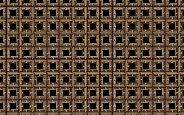 Retro turuncu kahverengi geometrik karo dikişsiz doku çizimi