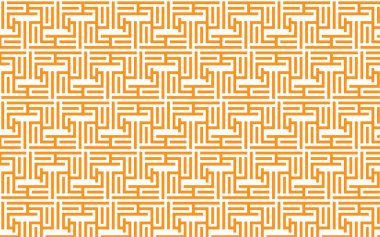 Retro turuncu kahverengi geometrik karo dikişsiz doku çizimi