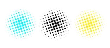 Yarım ton renk vektör arkaplanı.