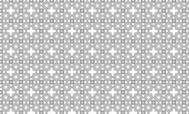Vektör modeli. Modern doku. Doku tekrarlanıyor. Geometrik takip cihazı. Grafik tasarımı. tek renkli tasarım arkaplanı