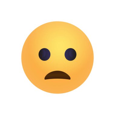 üzgün yüz simgesi vektör illüstrasyonu