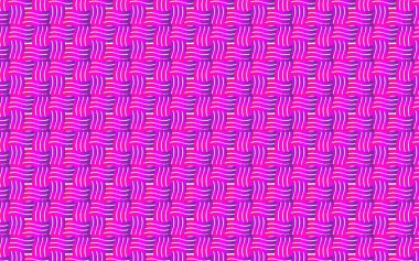 Soyut Dokuma Dalgası Pembe ve Mor Gradyanlı Kusursuz Desen