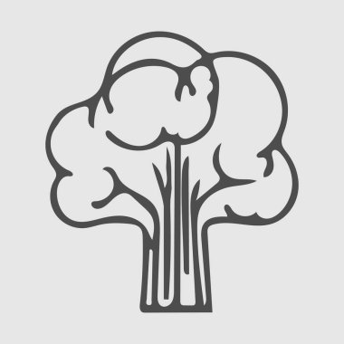 Modern ağacın vektör çizimi