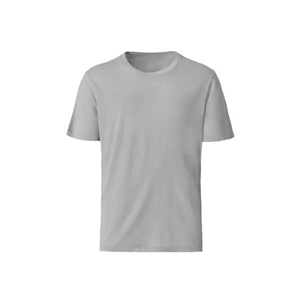 Neutraal grijs T-shirt — Stockfoto