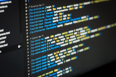 Html ve Css kod geliştirme ekran görüntüsü.