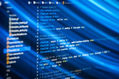 Html ve Css kod ekran ışık efektleri ile Geliştirme.