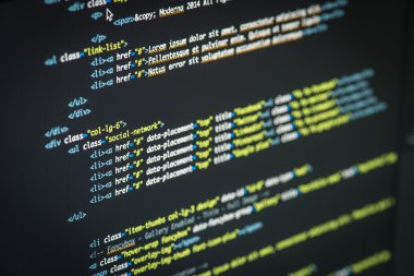 Html ve Css kod geliştirme ekran görüntüsü.