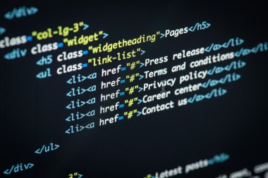 Html ve Css kod geliştirme ekran görüntüsü.