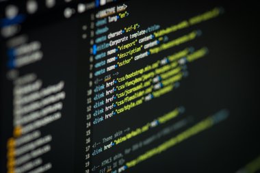 Html ve Css kod geliştirme ekran görüntüsü.