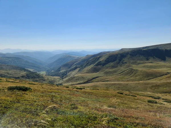 Dağlardaki güzel yaz manzarası 