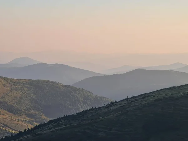 Mor palette yaz dağları