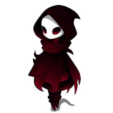 Uçan kırmızı şeytani peri açısı