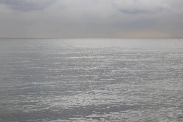 Зимний Сезон Видом Море Море — стоковое фото