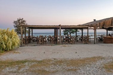 Alacati, İzmir, 15 Ağustos 20.Resort Zigana Alacati, Ege Denizi 'nin büyüleyici dokusu ve maviliğin eşsiz güzelliği ile çevrili bir körfezde yer almaktadır. Tesisin genel görünümü .