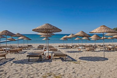 Alacati, İzmir, 15 Ağustos 20.Resort Zigana Alacati, Ege Denizi 'nin büyüleyici dokusu ve maviliğin eşsiz güzelliği ile çevrili bir körfezde yer almaktadır. Tesisin genel görünümü .
