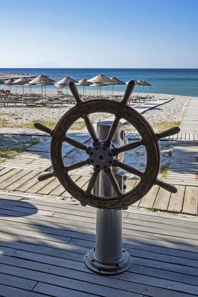 Alacati Izmir Turkey August 2020 Resort Zigana Alacati Located Bay — Stock Photo, Image