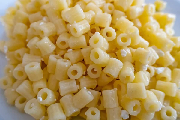 Cerrar Listo Para Comer Pasta Plato —  Fotos de Stock