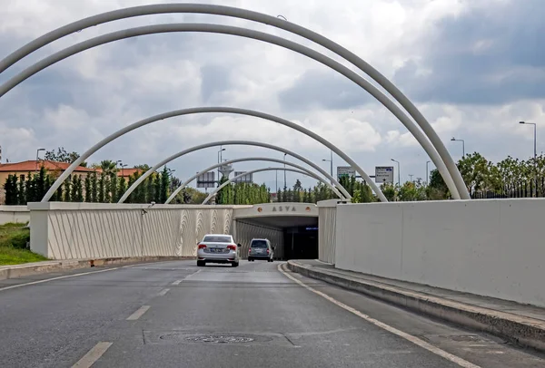 Istanbul Türkei August 2020 Avrasya Tunnel Der Die Kontinente Europa — Stockfoto