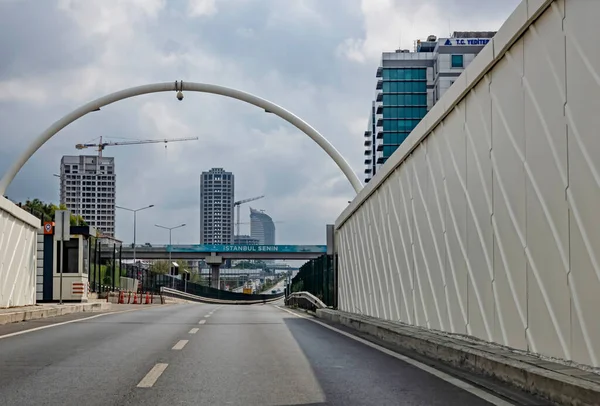 Istanbul Türkei August 2020 Avrasya Tunnel Der Die Kontinente Europa — Stockfoto