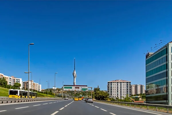 Istanbul Turkey August 2020 Istanbul Urban Intercity Motor Vehicle Road — Fotografia de Stock