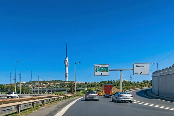 Istanbul Türkei August 2020 Istanbul Stadt Und Intercity Kraftfahrzeugstraßennetz Und — Stockfoto