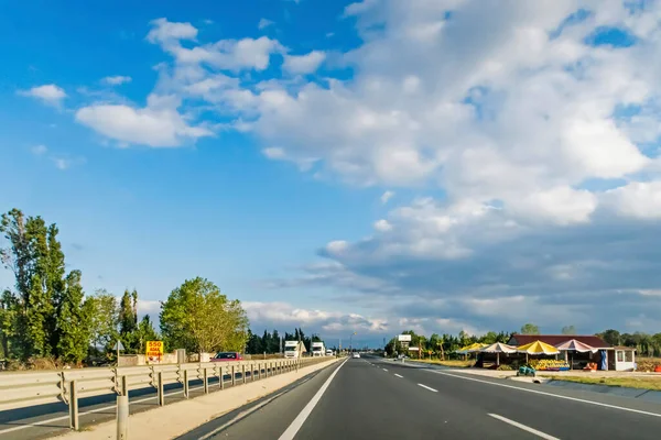 Istanbul Türkei August 2020 Istanbul Stadt Und Intercity Kraftfahrzeugstraßennetz Und — Stockfoto