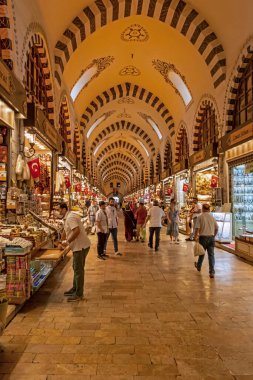 İstanbul 'un tarihi yarımadasından şehir ve şehir manzarası, Avrupa ve Asya kıtasının ortasındaki rüya şehir..