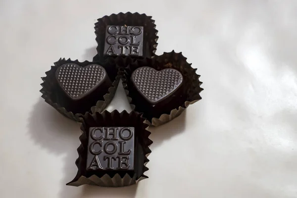 Připraven Jídlu Speciální Čokolády Talíři — Stock fotografie