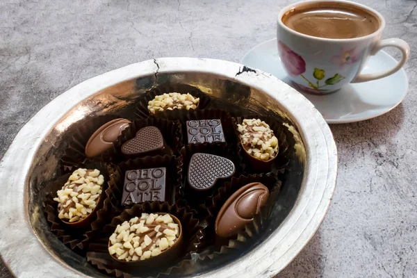 Ready Eat Special Chocolates Turkish Coffee — Stock Photo, Image