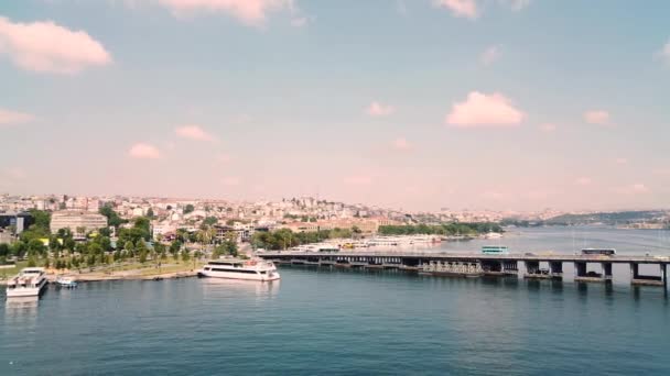 Istanbul Törökország Augusztus 2020 Istanbul Álomváros Európa Ázsiai Kontinensek Között — Stock videók