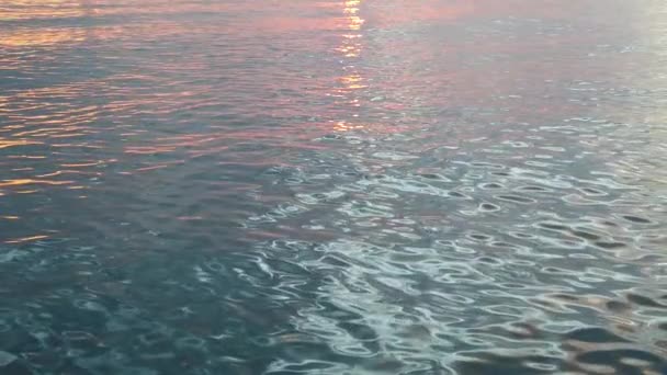 Zonsondergang Vredige Zee Natuur — Stockvideo