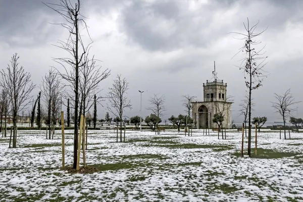 Atakoy Istanbul Peru Fevereiro 2021 View Parque Público Baruthane Uma — Fotografia de Stock