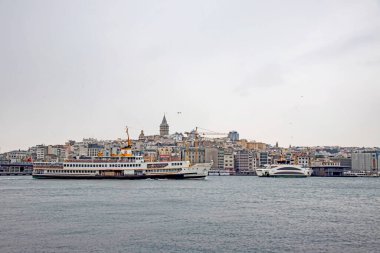 İstanbul, 18 Şubat 2021, İstanbul, Avrupa ile Asya kıtası arasındaki rüya şehir. Tarihi ve doğal güzellikleriyle eski kentten ve İstanbul 'dan gelen turistik manzaralar.
