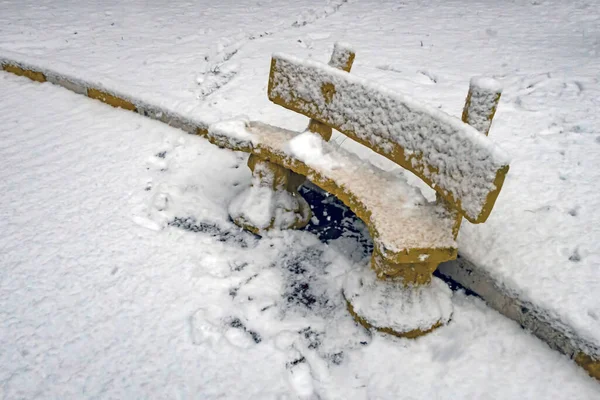 冬の雪景色と自然 — ストック写真