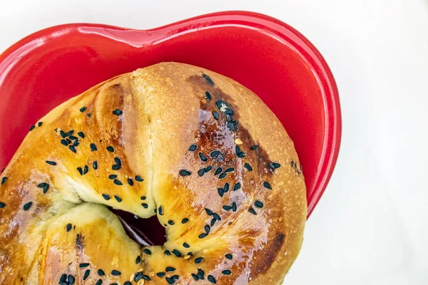 Pronto Para Comer Tradicional Turco Bagel Acma — Fotografia de Stock