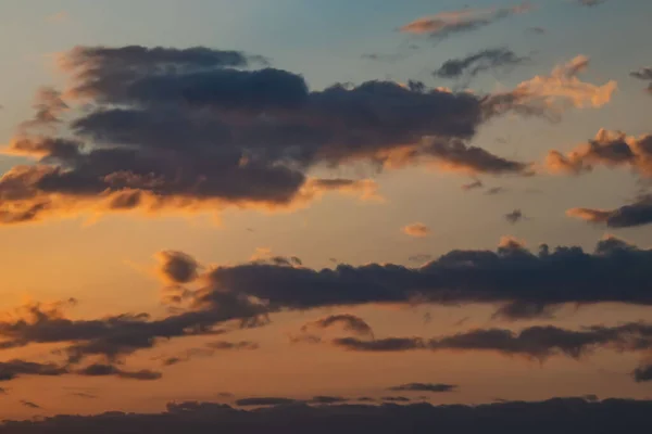 Схід Сонця Небі Хмарах Ранковий Час — стокове фото