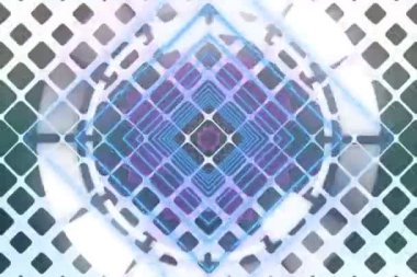 çok renkli ve canlandırılmış geometrik şekiller