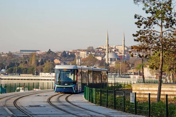 Eyup Sultan Istanbul Turkije April 2021 Het Uitzicht Stad Vanaf — Stockfoto