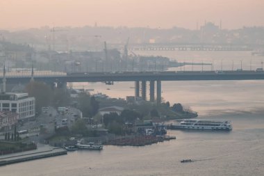 Pierre Loti Tepesi, İstanbul, Türkiye-Nisan 28,2021 Pierre Loti Tepesi manzarası sabahın erken saatlerinde, tarihi ve doğal güzellikleriyle. 