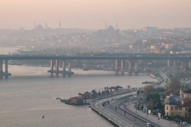 Pierre Loti Tepesi, İstanbul, Türkiye-Nisan 28,2021 Pierre Loti Tepesi manzarası sabahın erken saatlerinde, tarihi ve doğal güzellikleriyle. 