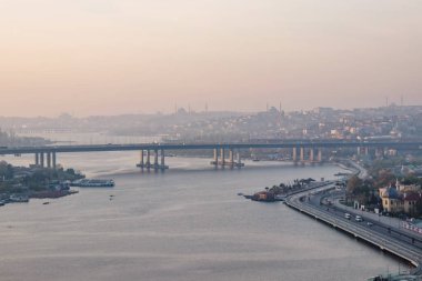 Pierre Loti Tepesi, İstanbul, Türkiye-Nisan 28,2021 Pierre Loti Tepesi manzarası sabahın erken saatlerinde, tarihi ve doğal güzellikleriyle. 