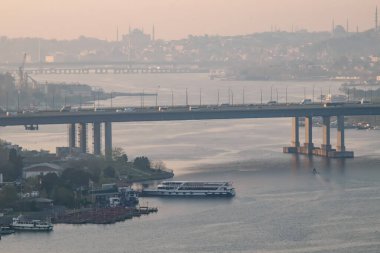 Pierre Loti Tepesi, İstanbul, Türkiye-Nisan 28,2021 Pierre Loti Tepesi manzarası sabahın erken saatlerinde, tarihi ve doğal güzellikleriyle. 