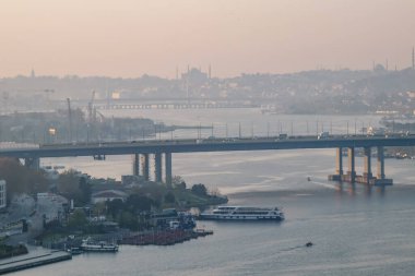 Pierre Loti Tepesi, İstanbul, Türkiye-Nisan 28,2021 Pierre Loti Tepesi manzarası sabahın erken saatlerinde, tarihi ve doğal güzellikleriyle. 